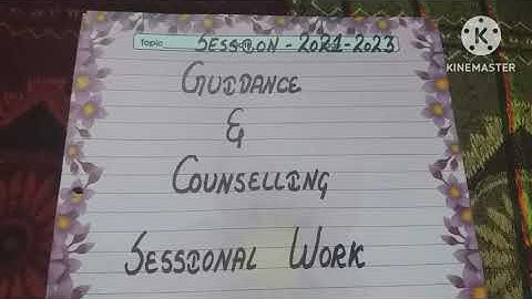 #gndu#B.Ed/Semester-4th/Guidance and Counseling file