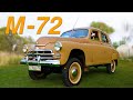 Ussr car pobeda  victory full drive  soviet car gaz m72 4x4