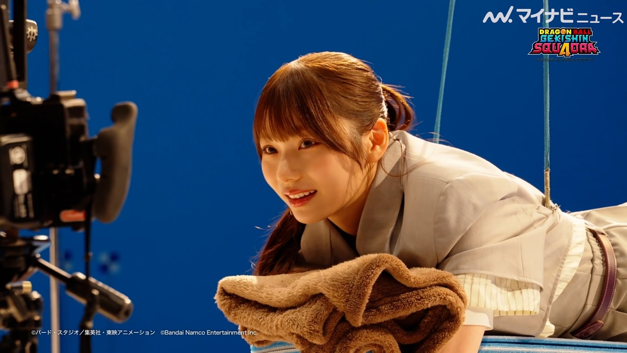 乃木坂46 岡本姫奈、大好きなドラゴンボールのCMでワイヤーアクション 