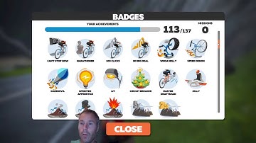 Zwift Badges & Achievements, almost got them all!!