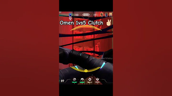 omen smooth 1v5 gameplay #valorant #valorantclips