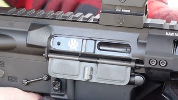 [10] 9mm AR Bolt Bounce Testing - Solid 5.5oz buffer - 1000fps slow-mo