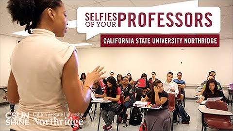 Intro - Selfies of Your Professors