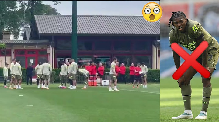 AC Milan training for Inter Champions League! No Leao!! in training, serious as Pioli headache...