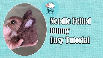 Needle Felted Bunny Tutorial