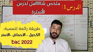 الوحدة(4) تعلم أبسط طريقة لتسمية كل المركبات ( الكحول ، الاحماض ، الأستر) | BAC2022