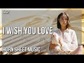 Horn Sheet Music: How to play I Wish You Love by Laufey