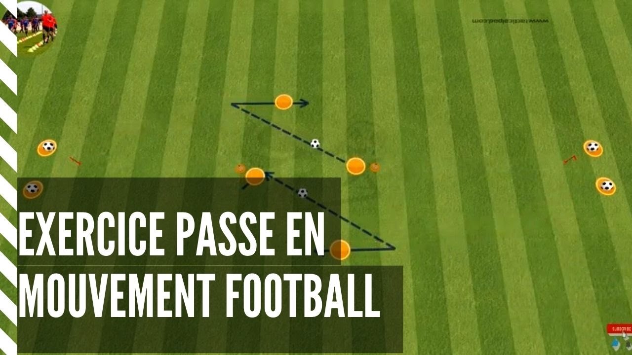 Exercice Passe En Mouvement Football - YouTube
