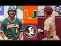 Miami vs #11 Florida State | Game 3 | 2026 College Baseball Highlights