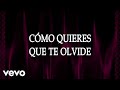 Pedro Fernández - Cómo Quieres Que Te Olvide (LETRA)