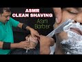 ASMR Face Shaving By ASIM BARBER | ASMR Barber Clean Shave | Asim Barber Shaving  Beard Shaving