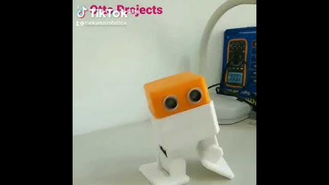 Otto Robot - impresso em 3D #shorts