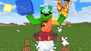 Minecraft Dar Poti Controla Apa, Pamantul, Focul si Aerul...