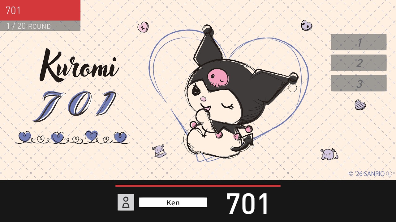 ドン・キホーテ限定】サンリオキャラクターズ ダーツセット クロミ