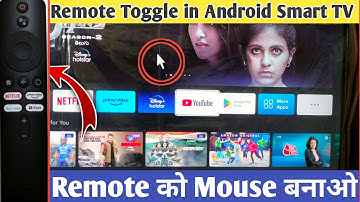 Mouse toggle for any Android smart tv|Jio tv for mouse convert cursor|Remote convert mouse#Technonir