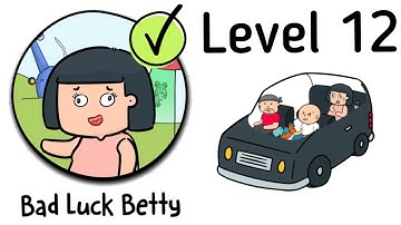 Brain Test 2 - Bad Luck Betty Level 12