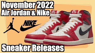 【スニーカー】2022年11月発売 エアジョーダン&ナイキ／November 2022 Air Jordan & Nike Releases