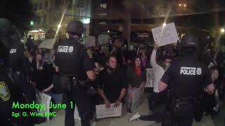 Lexington Police release body cam footage from protests Part 1