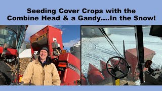 Seeding Cover Crops W The Combine Head A Gandy