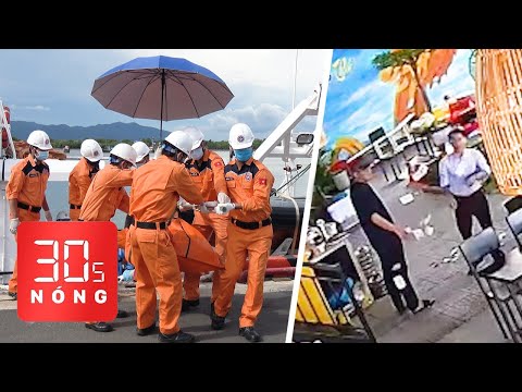 Video Bản tin 30s Nóng: Đưa thi thể 13 thuyền viên Trung... - youtube