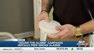 American Red Cross ‘Sound the Alarm’ campaign installing free smoke alarms in Biloxi