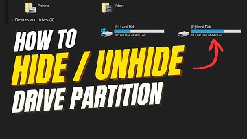 How to Hide or Unhide Partition in Windows 10/11 | Easy Disk Management Tutorial