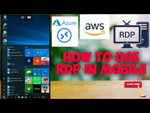 How to use RDP in mobile | Azure RDP on phone |RDP client | Remote Desktop connection on mobile