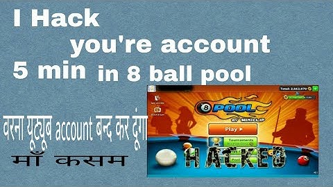 How to hack more 8 ball pool accounts without root really no fake