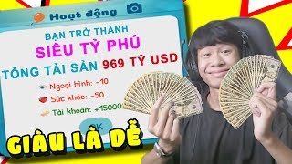 SỐNG THỬ CUỘC SỐNG CỦA SIÊU TỶ PHÚ POBB-NIICHAN !!! (Pobbrose chơi game bựa Newlife) ✔ screenshot 2