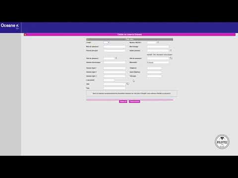 Création d'un compte sur le portail OCEANE de la DGAC