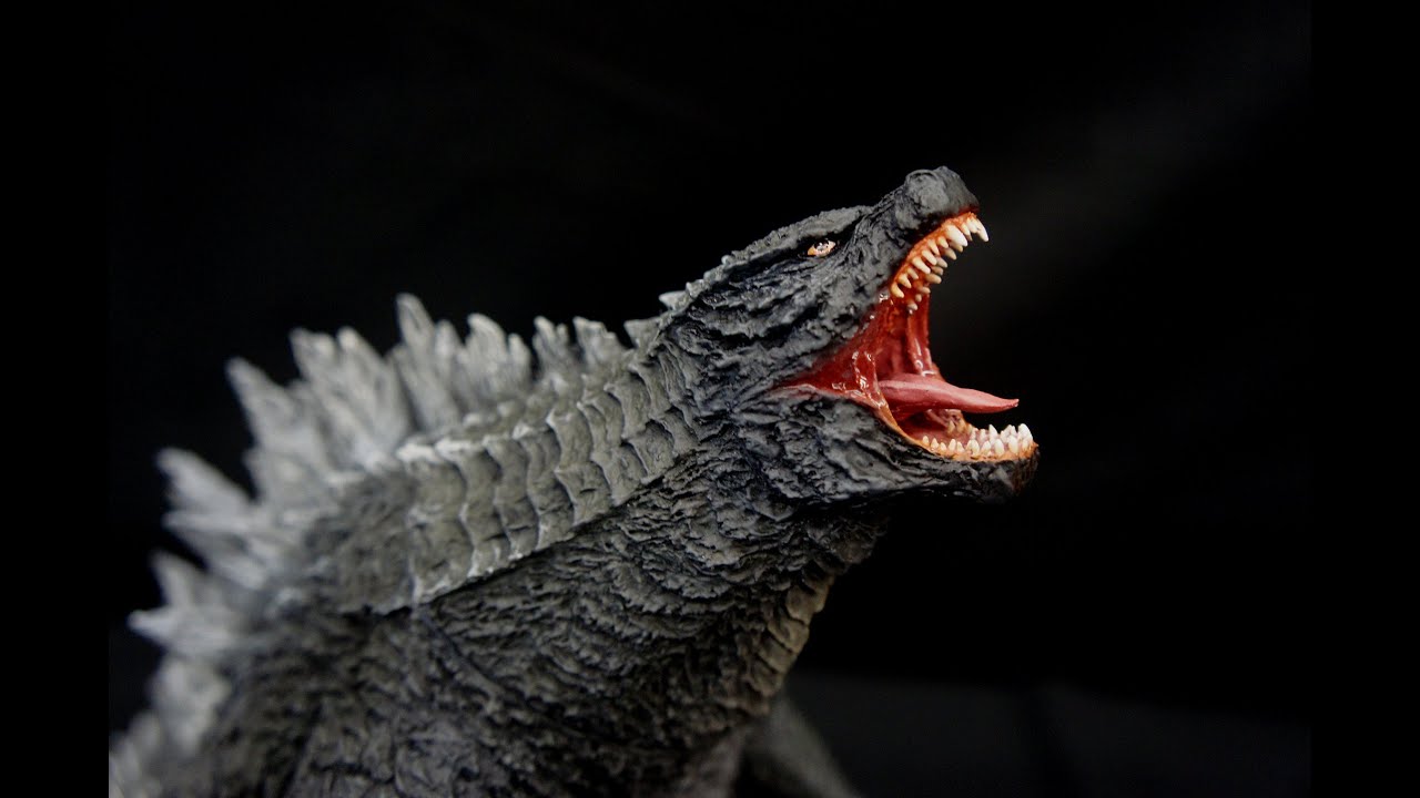 Godzilla 2014 Howl Version Renewal Art Statue 原型：山脇 隆 - YouTube