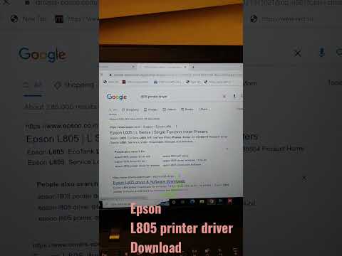 Epson L805 Driver Download (windows 7/10/ink tank printer)
