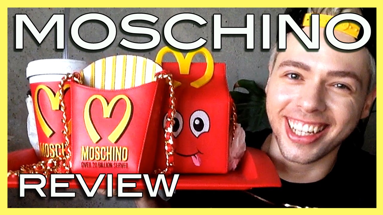 moschino french fry bag