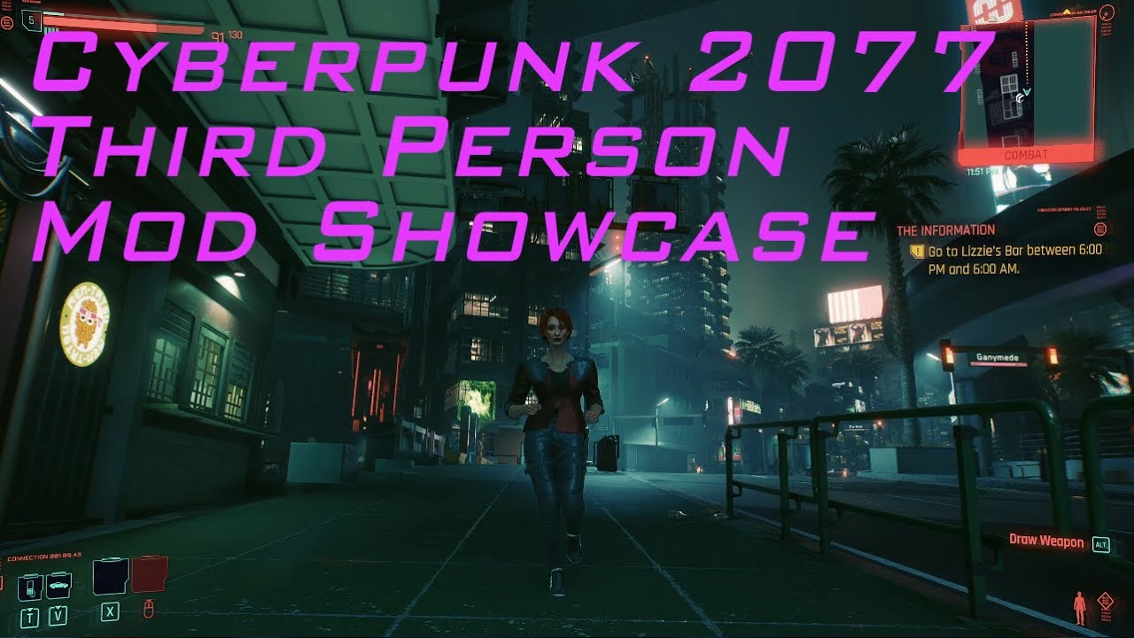 Cyberpunk 2077 Third Person Mod Showcase: All Views 