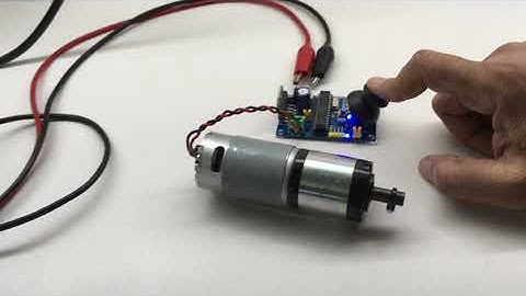 DC Brushed Motor Speed & Direction Controller Using Joystick