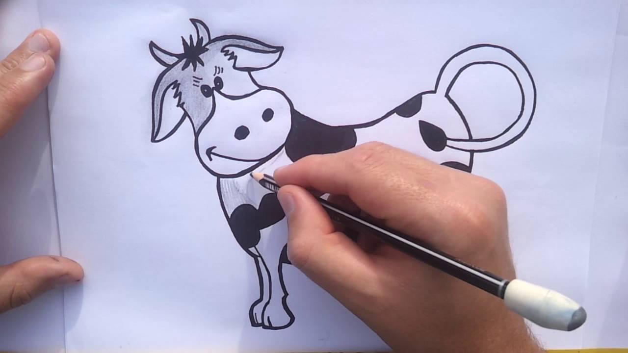 Como Desenhar Vaca Leiteira