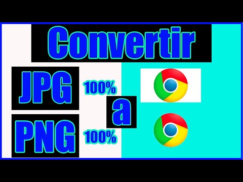 Vídeo: Com Convertir Jpg A Png