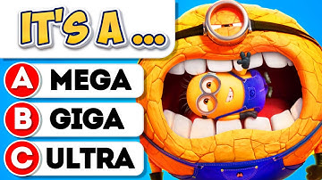 Guess The Despicable Me 4 Characters By Voice...! Mega Minions Quiz