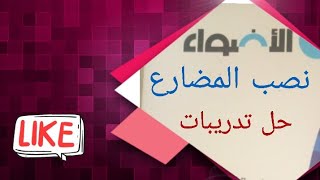 حل تدريبات على نصب المضارع من كتاب الأضواء ٢٠٢٢ للصف الثاني الثانوي | نحو الثانوية العامة #المضارع