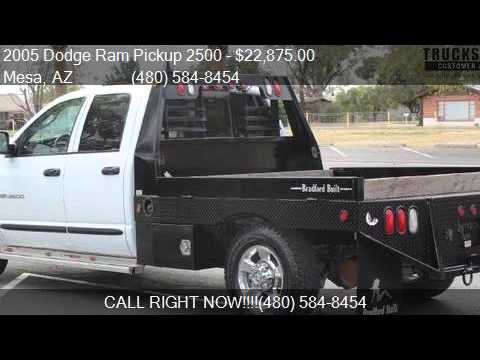 2005 Dodge Ram Pickup 2500 Slt Flatbed 5 9l Cummins Diesel F Youtube