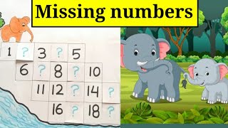 Nomor hilang || Matematika angka hilang cerita menyenangkan untuk anak-anak