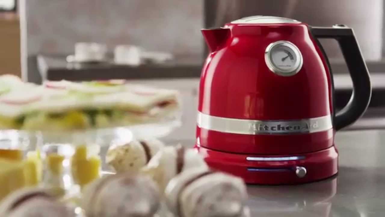 KitchenAid Pro Line Candy Apple Red Electric Kettle