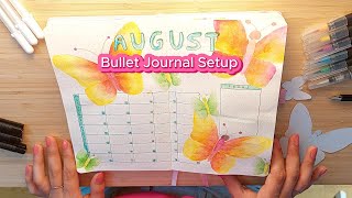 August 2024 Bullet Journal Setup