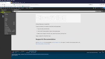 Cloud9 Create Folders and Files