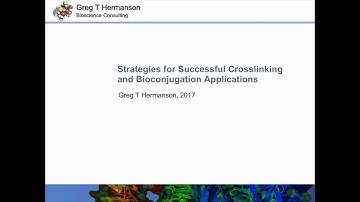 Strategies for successful crosslinking and bioconjugation applications