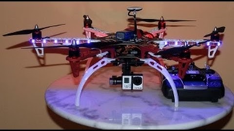 DJI F550 FPV hexacopter with zenmuse gimbal - maiden flight