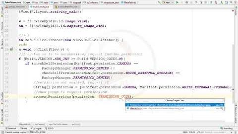 Take Picture with Camera - Android Studio - Java