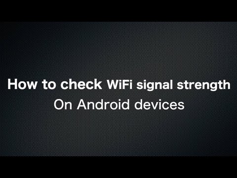 How to check RSSI on Android