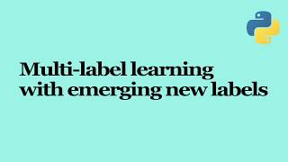 Multi label learning with emerging new labels || Machine Learning Projects || Python Projects Net Worth
