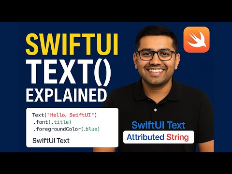SwiftUI Text() Explained | AttributedString, Styling & Layout | SwiftUI Tutorial for Beginners